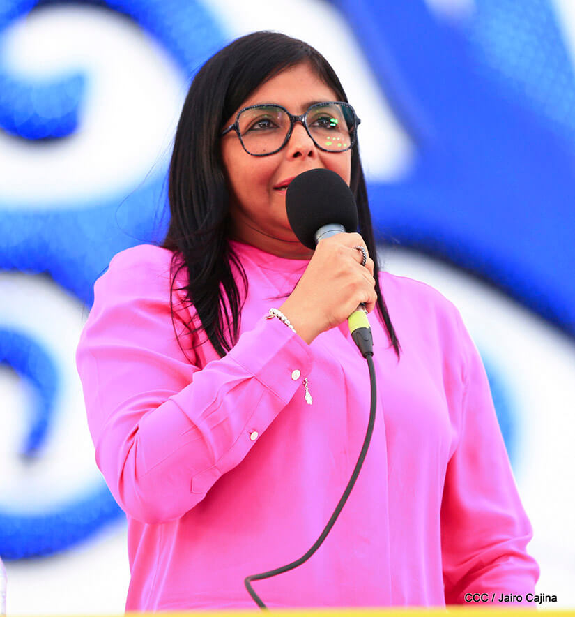 delcy-rodriguez-revolucion-sandinista-nicaragua